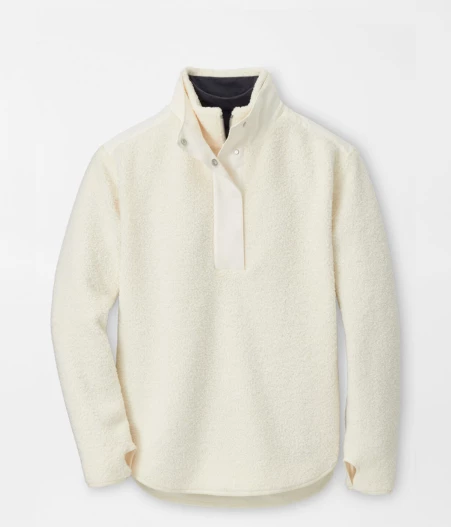 Peter Millar Tilly Oversized Bonded Sherpa Popover